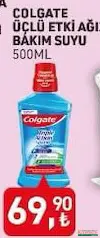 COLGATE ÜÇLÜ ETKİ AĞIZ BAKIM SUYU 500 ML fiyat ve kampanya bilgisi